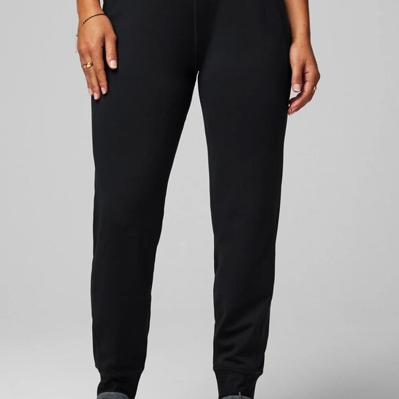 Fabletics On-The-Go Cold Weather Jogger Black Women’s Size Large - Picture 2 of 8